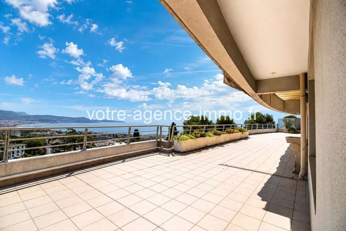 Nice Lanterne - PENTHOUSE VUE MER 360° - 190 m² + 346 m² de terrasses - Dernier étage - 2 garages - photo 9
