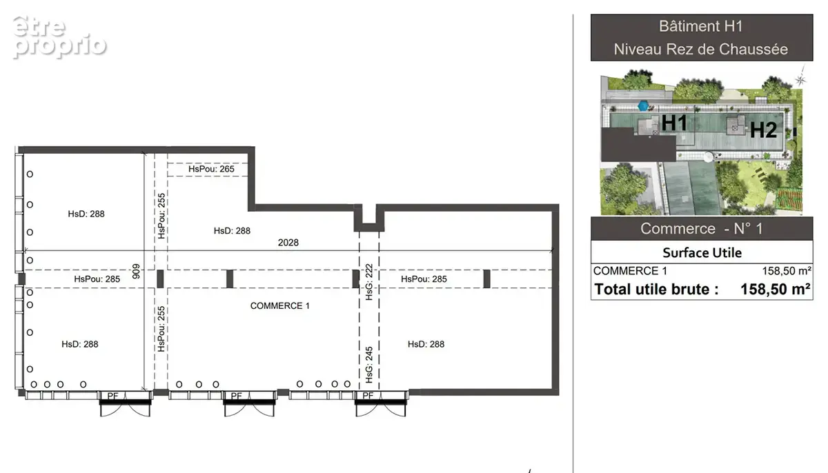 Local d'activité Lormont 158,5 m2 - photo 2
