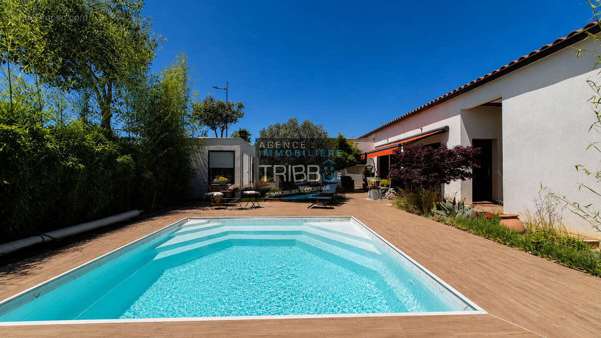 Villa plain-pied 3 faces 103m2 avec piscine   Pollestres - photo 3