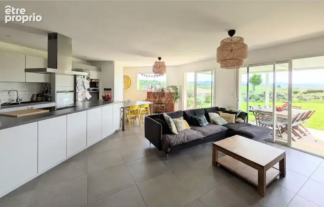 Maison de plain-pied 123 m2, 5 chambres, piscine et vue Vercors - photo 4