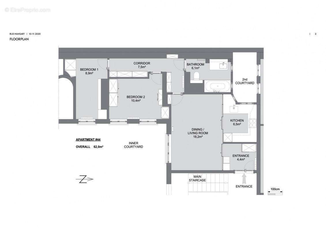 Appartement à PARIS-9E