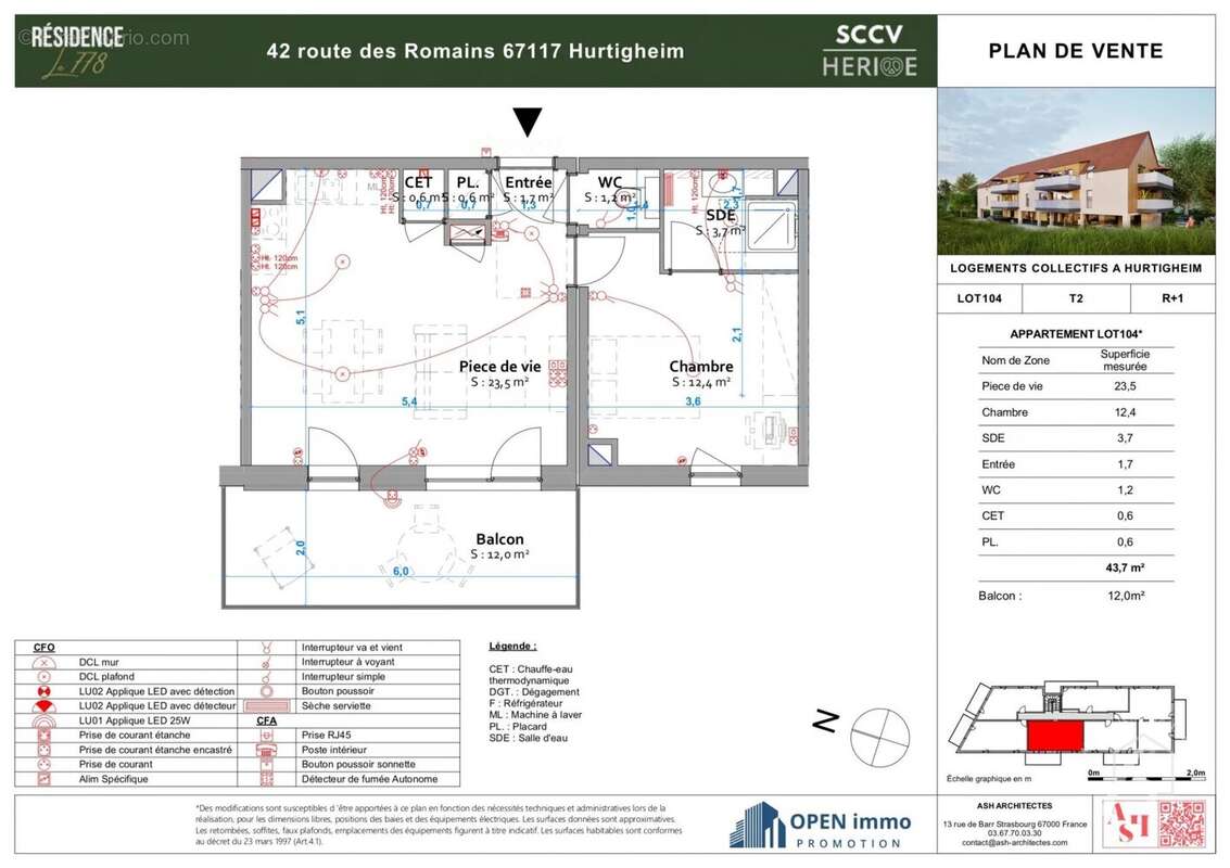 Appartement à HURTIGHEIM