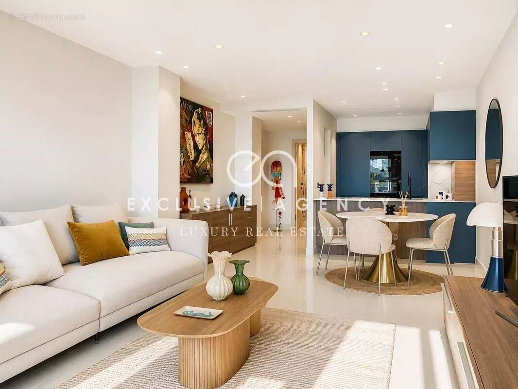 Cannes Croisette 3 pièces de 82m² rénové  vue mer - photo 4