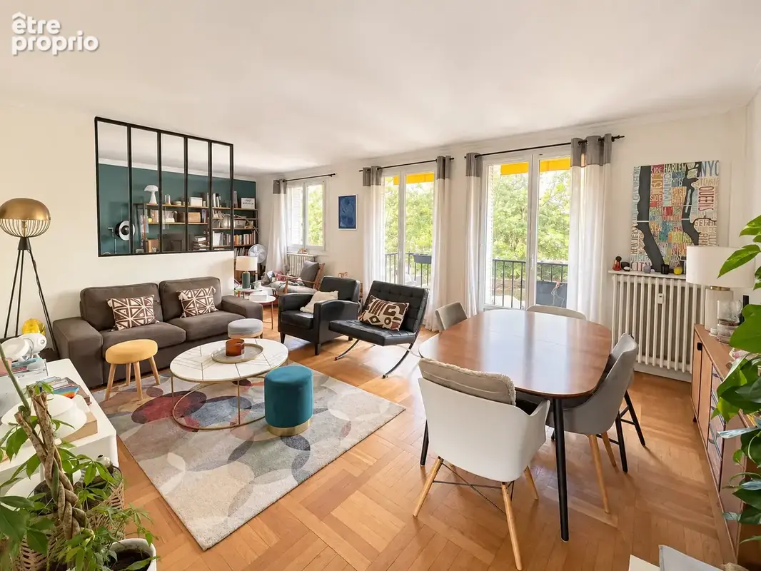 Appartement 4 pièces avec balcon et parking dans une résidence familiale et arborée proche du métro ligne10 - photo 5