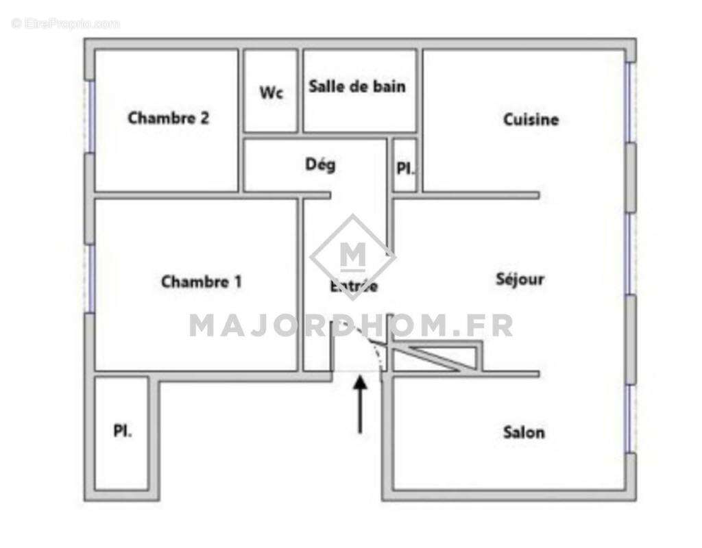 Appartement à MARSEILLE-5E