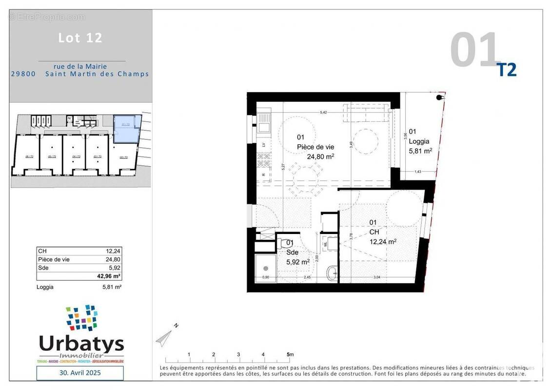 Photo 1 - Appartement à SAINT-MARTIN-DES-CHAMPS