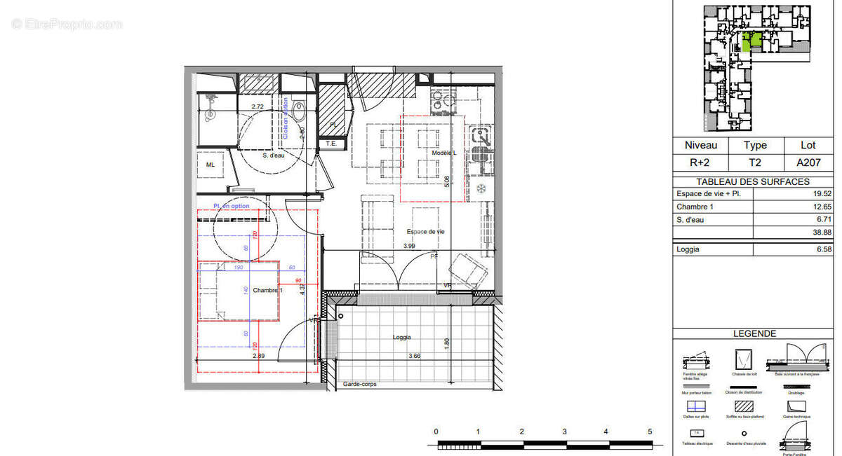 Appartement à CHALONNES-SUR-LOIRE
