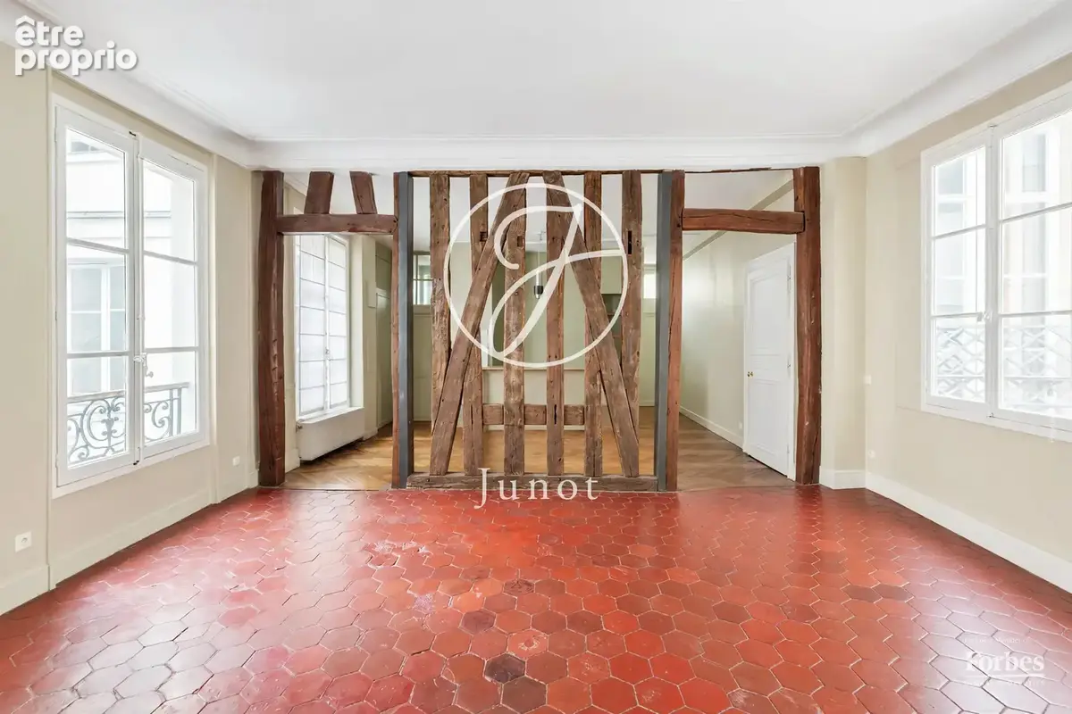 Lisière Paris 2e / Paris 10e - SENTIER / MONTORGUEIL / RUE DES JEÛNEURS - Appartement - 3 pièces - 88,48m² Carrez - 89,32m² au s - photo 2