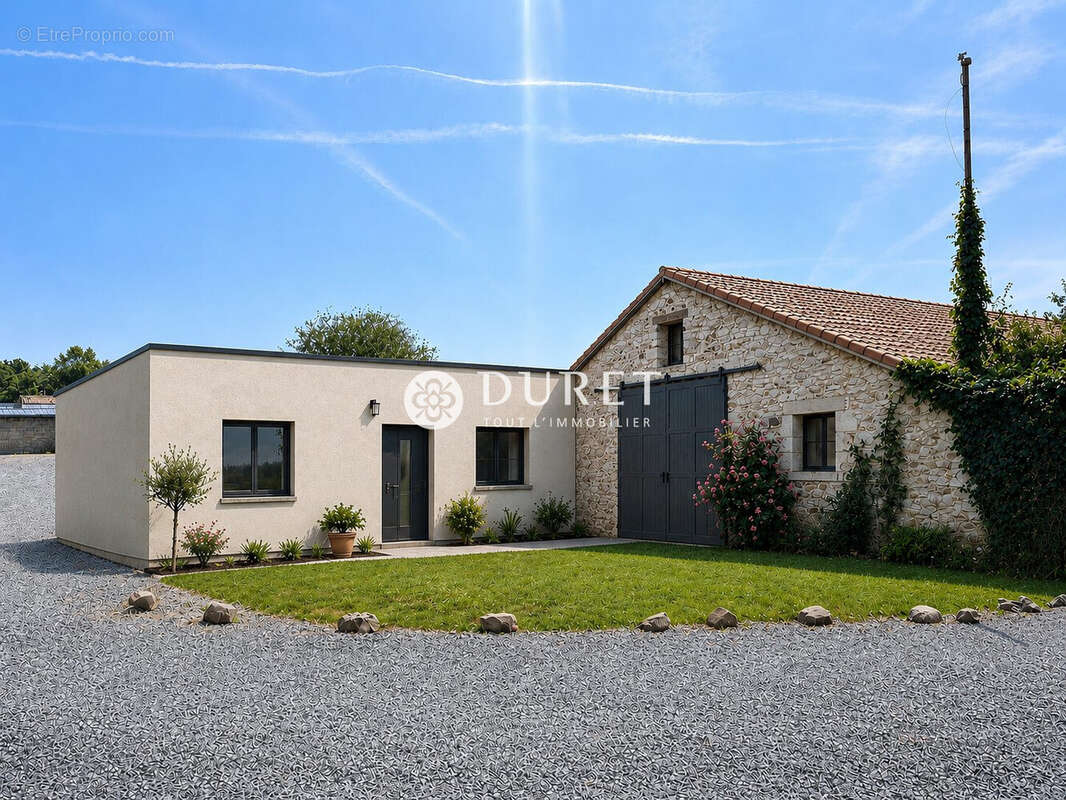 Suggestion de rénovation + construction - Terrain à MONTAIGU