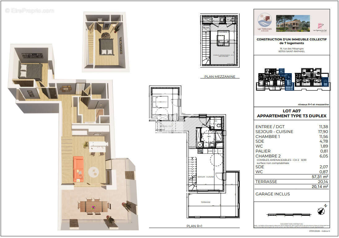 Appartement à SAINT-RAPHAEL