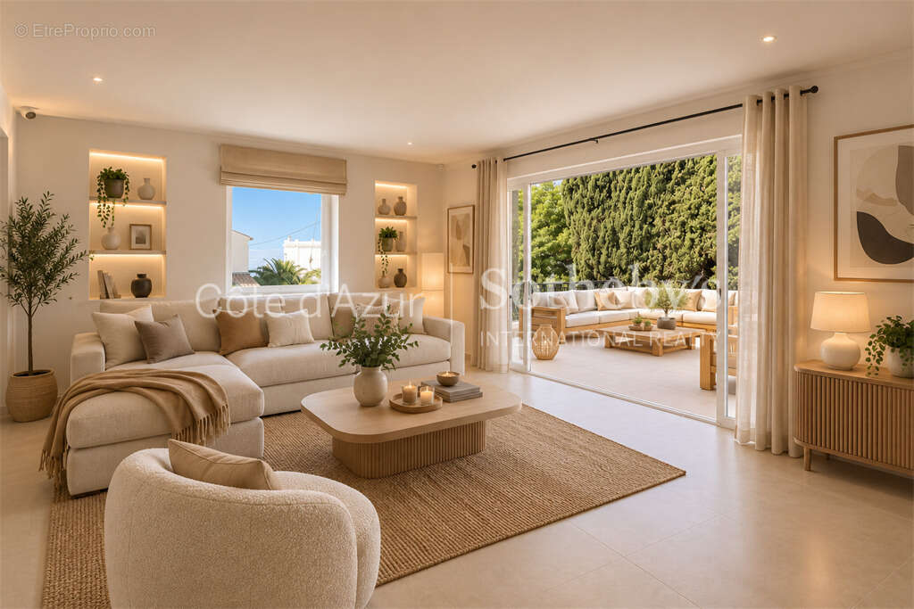 Cannes, Croix des Gardes : Projet de villa contemporaine 370 m² avec piscine et vue mer - photo 4