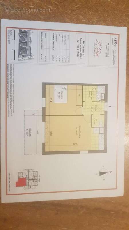 Appartement à TOURS