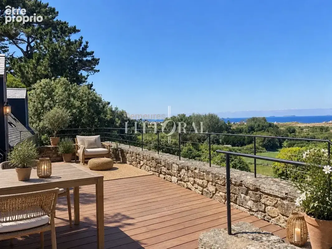 Penvénan – Côte de Granit Rose – Demeure architecturale sur 1,5 ha avec vues mer - photo 4