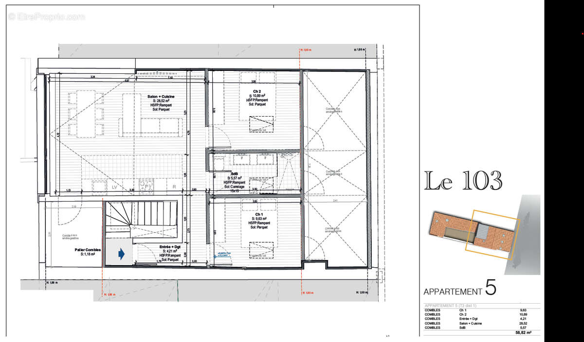 Appartement à ROCHEFORT