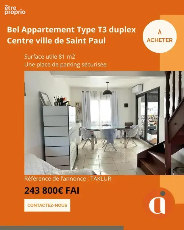 Appartement à SAINT-PAUL
