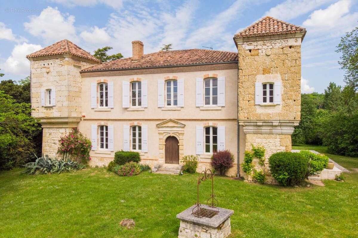 façade sud - Maison à GIMONT