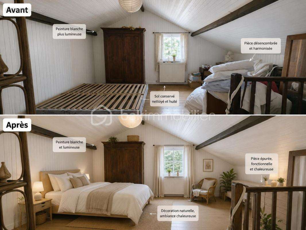 Maison mitoyenne 70 m² avec jardin arboré de 706 m² - photo 7