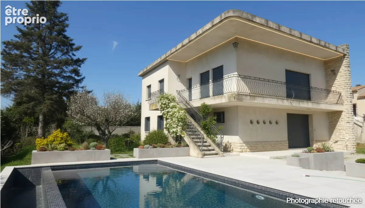 Morières-lès-Avignon villa de 185 m² avec 2 logements indépendants, garage et potentiel locatif - photo 12
