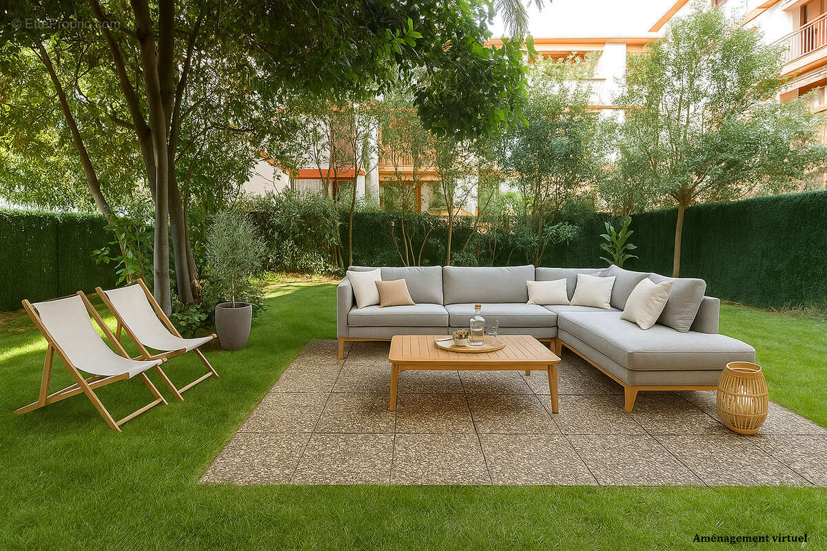À vendre : Appartement  avec Jardin Cave et Parking 3 pièces à Aix-en-Provence - Les Milles - photo 2