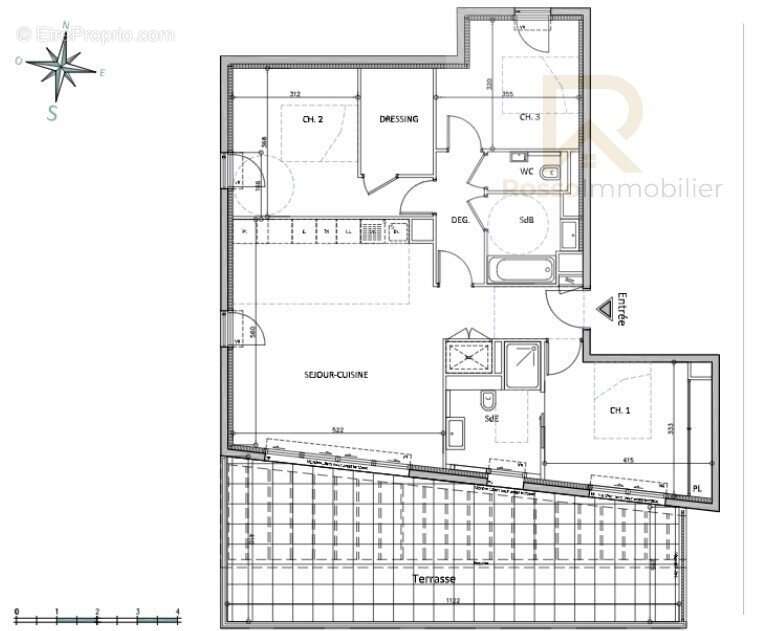 Appartement à CAP-D'AIL