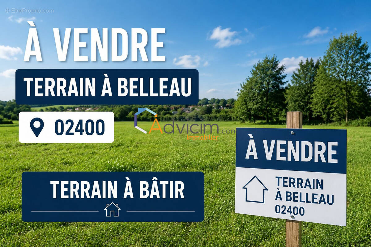 Terrain à BELLEAU
