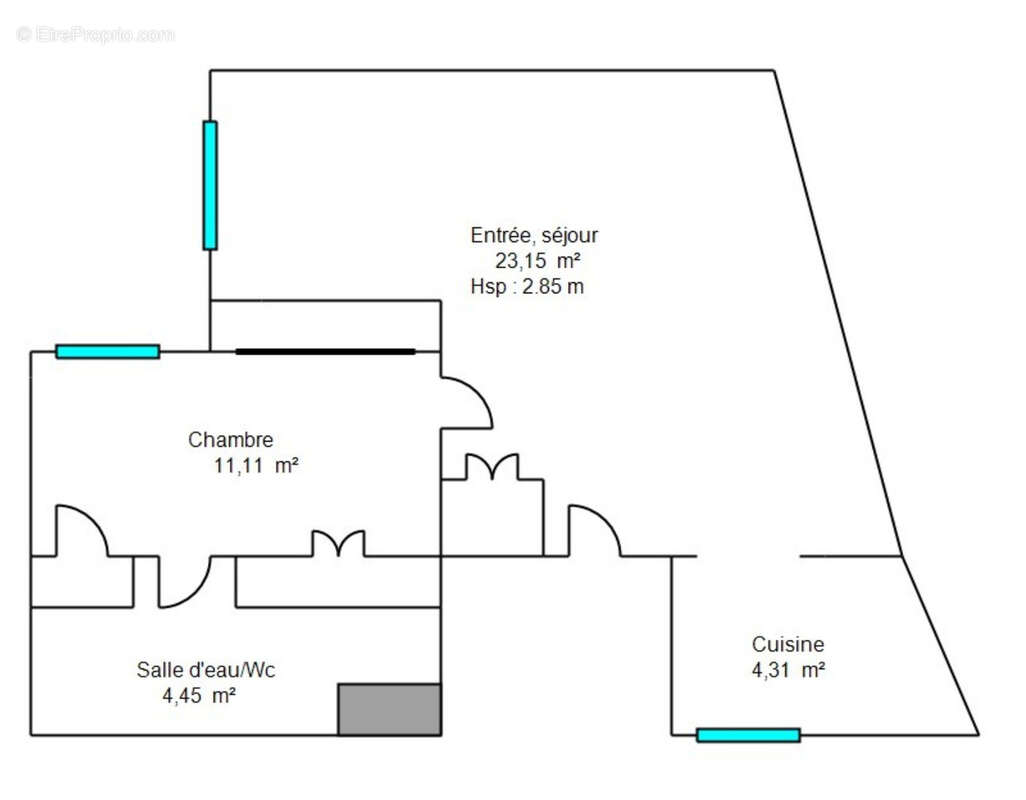 Appartement 43 m² à Paris-4e  - photo 8