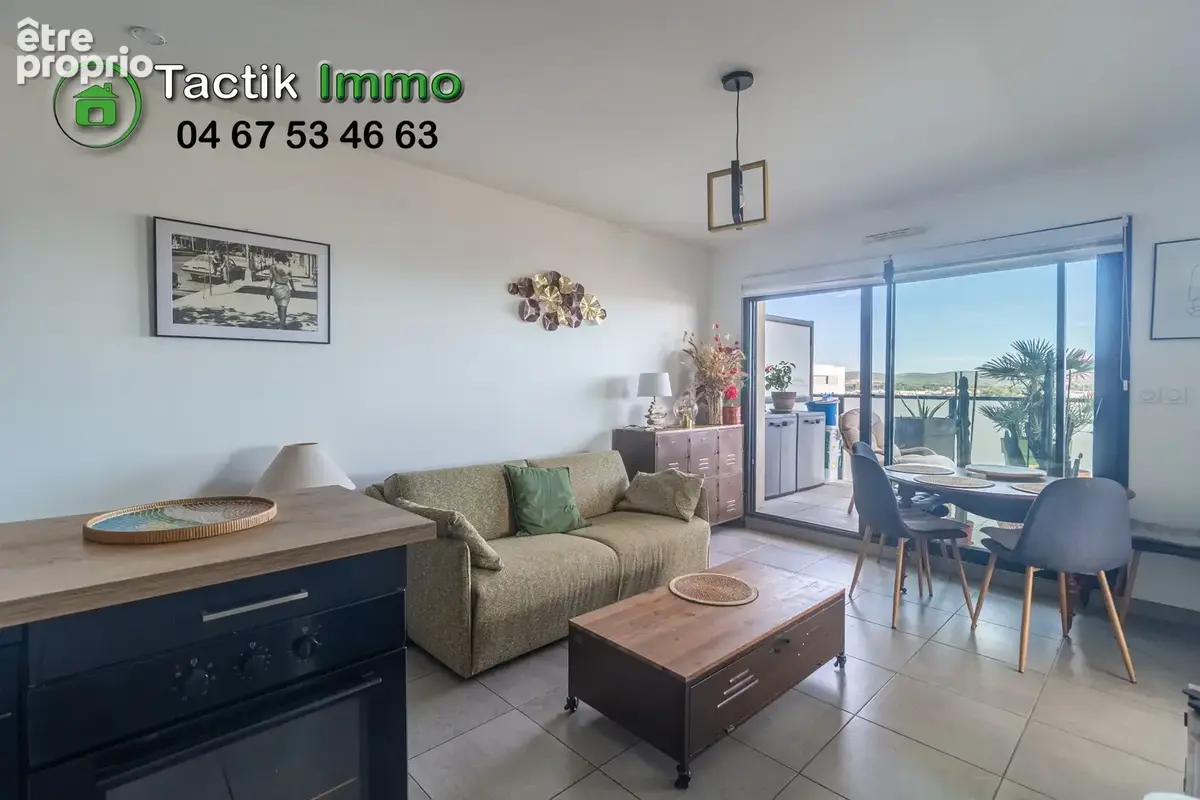 Sète, appartement, 2 pièces, terrasse, vue mer. - photo 8