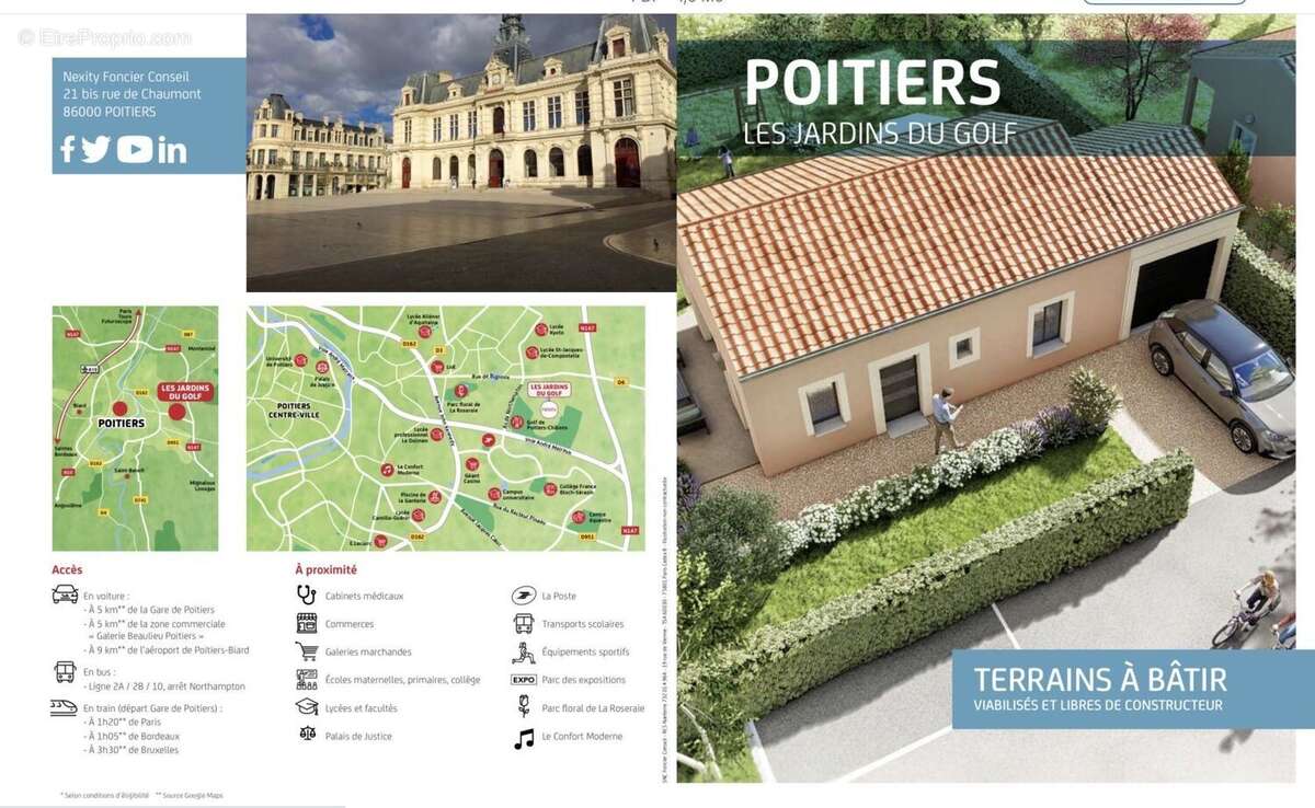 Terrain à POITIERS
