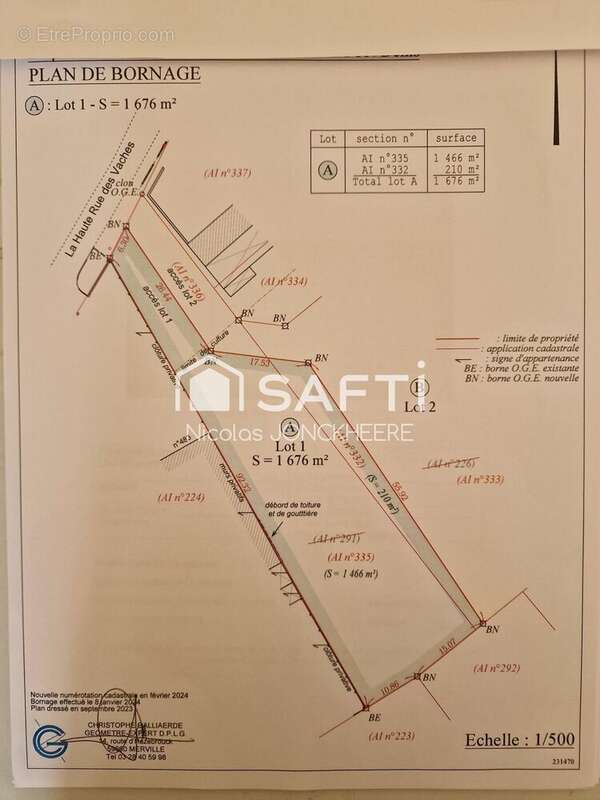 Photo 3 - Terrain à CALONNE-SUR-LA-LYS