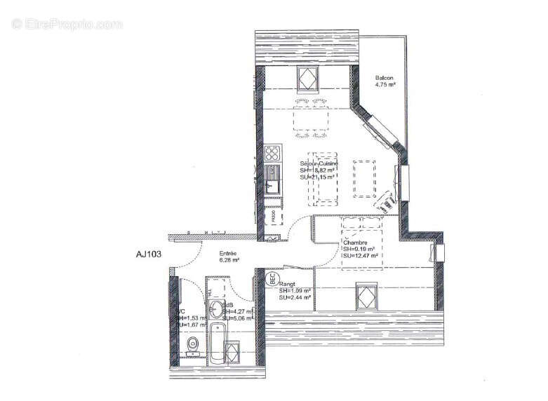 Appartement à DIGOIN