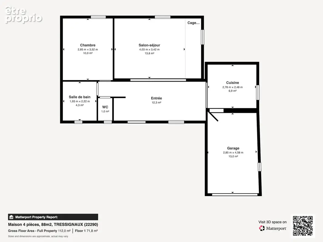 Maison 4 pièces, 88m2, TRESSIGNAUX (22290) - photo 17