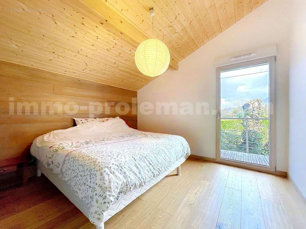 Maison_Chalet_Neuvecelle_Evian_Thonon_les_bains_proche_frontière_Suisse_Genève_villa_volume_commodité_architecte_Villa_lac_vue_leman_montagne_calme_lumineuse_véranda_ - Maison à NEUVECELLE