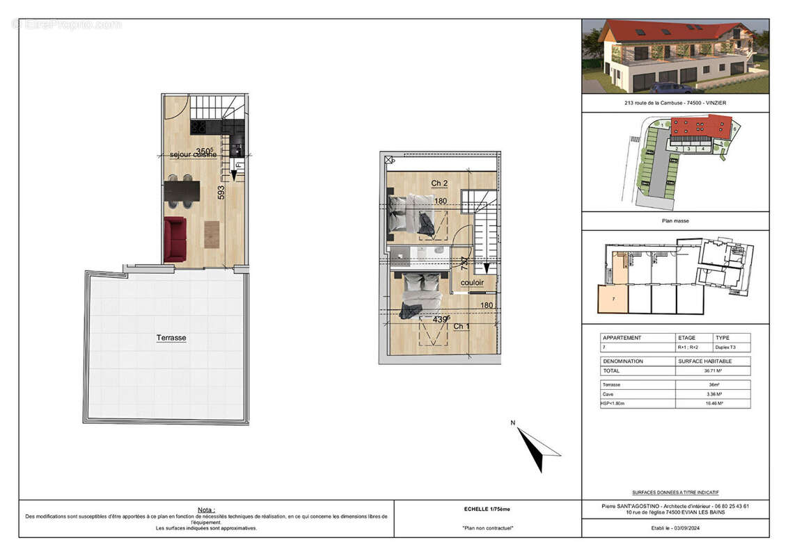Appartement à VINZIER