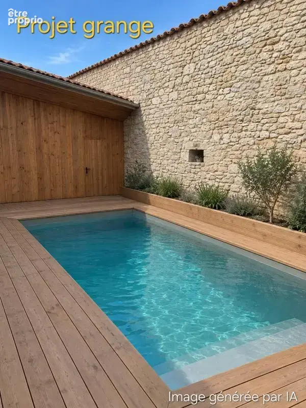Congénies - Maison d'habitation de 160m2 + local professionnel 90 m2 + Grange & piscine - photo 13
