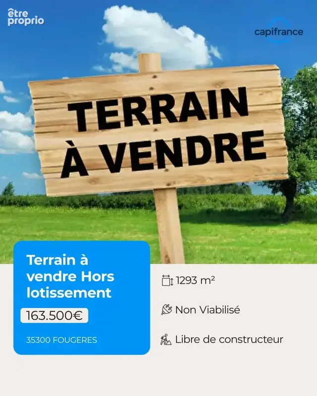 Terrain à FOUGERES