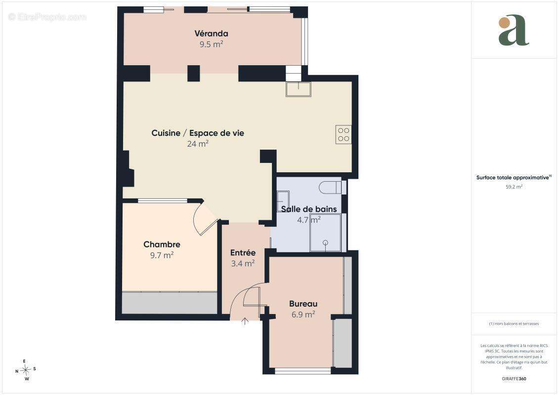 Votre oasis aux Chartrons : appartement avec jardin de 45 m² - photo 13