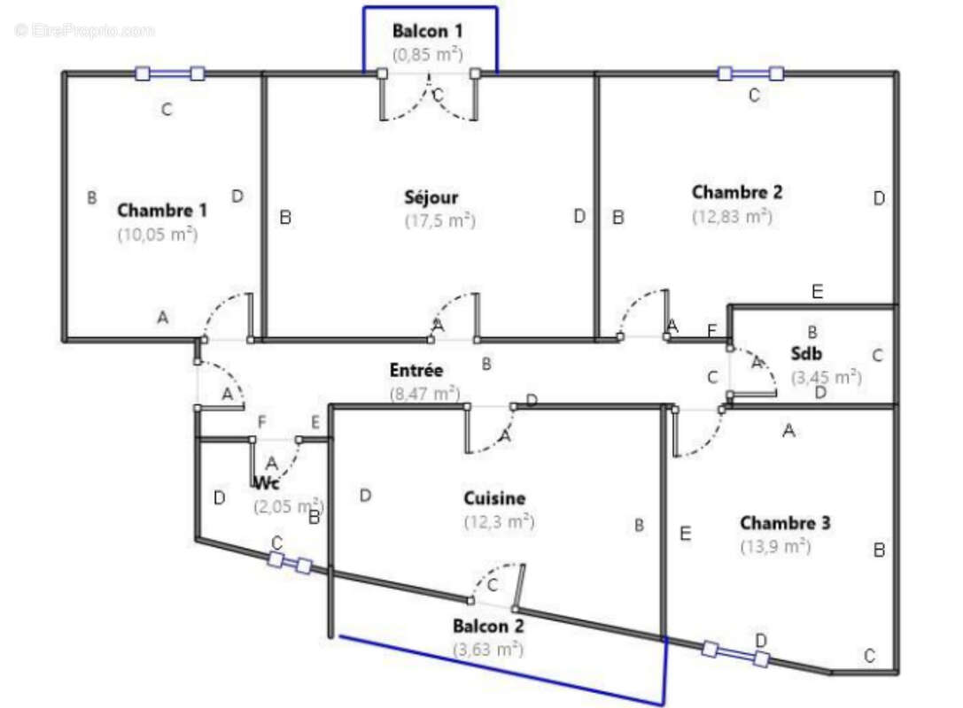 Appartement à ROANNE