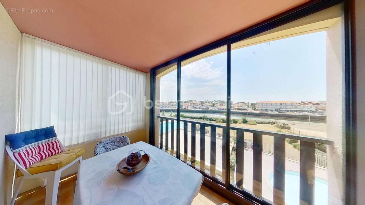 Appartement 2 pièces, vue panoramique sur le canal et le port, Capbreton - photo 2