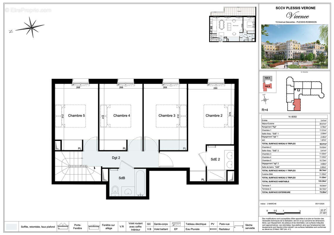 Appartement à LE PLESSIS-ROBINSON