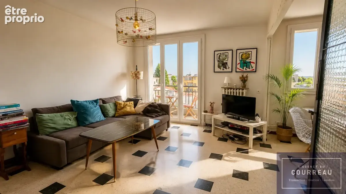 -Montpellier- F3 Lumineux de 75m2 avec garage- Quartier Moulares- - photo 3