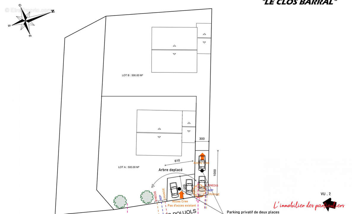 Terrain 500 m² à Vendemian  - photo 3
