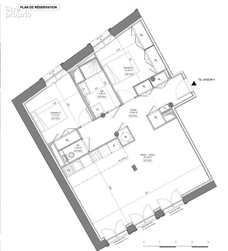 Appartement 79 m² à Saint-Malo  - photo 9