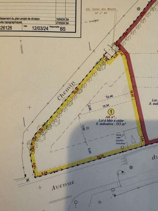 Terrain à SAINT-MARTIN-DU-VIVIER