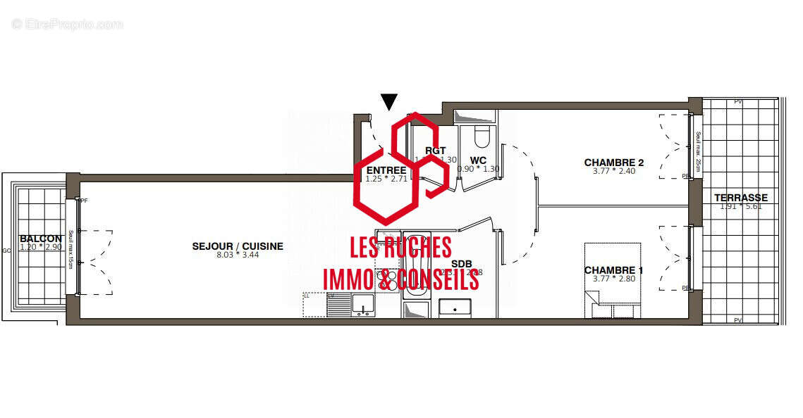 Appartement à GOUSSAINVILLE