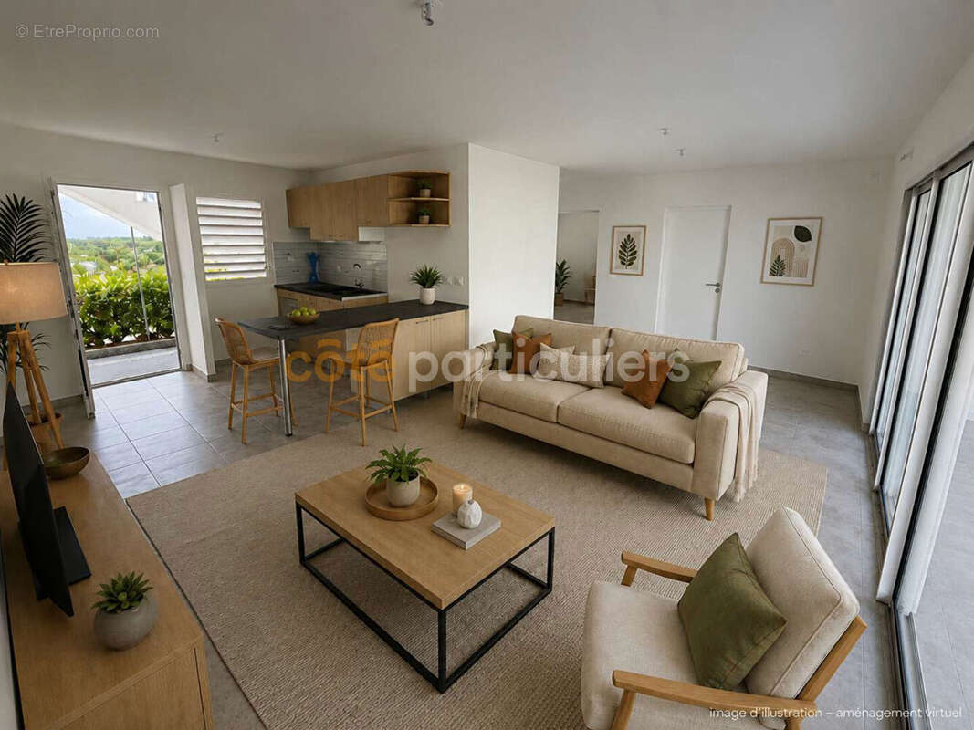 Appartement neuf T3 Sainte Anne 57.60 m2 - photo 5