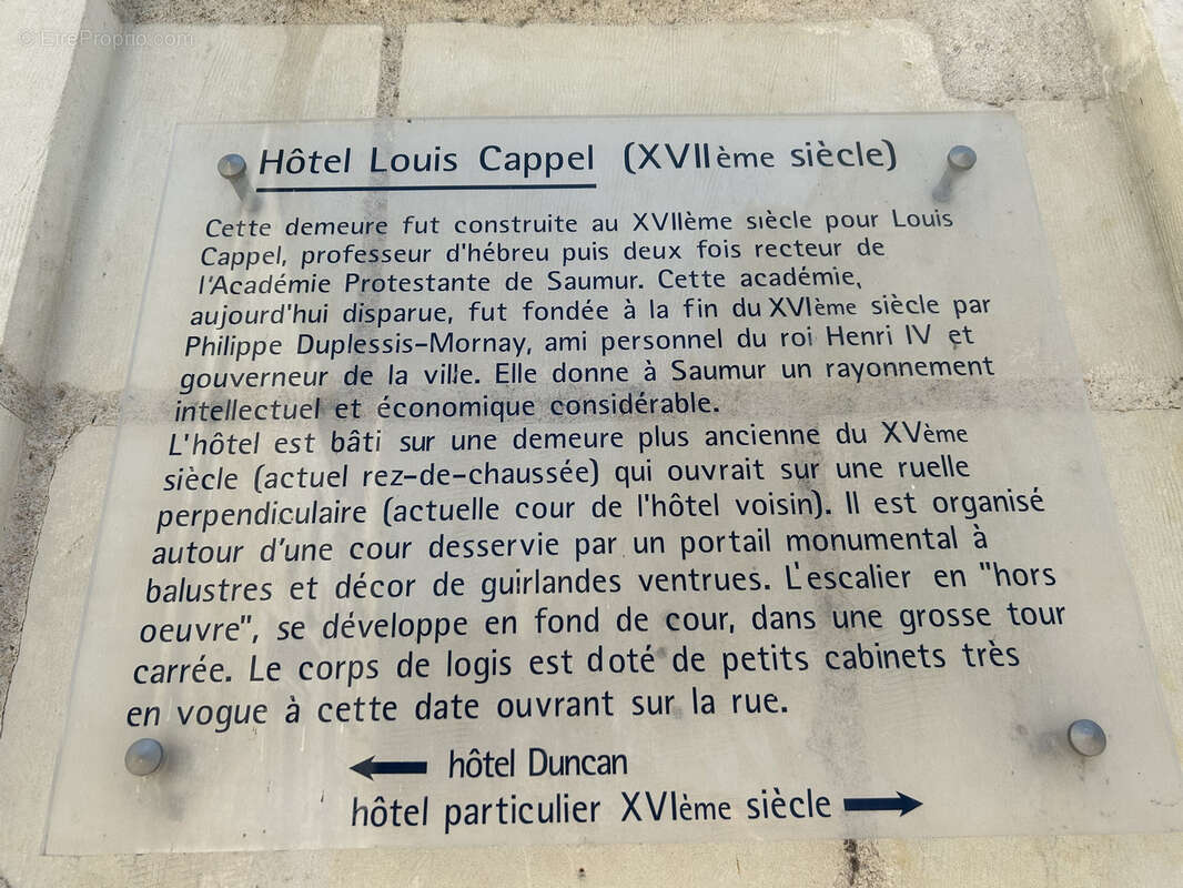Appartement à SAUMUR