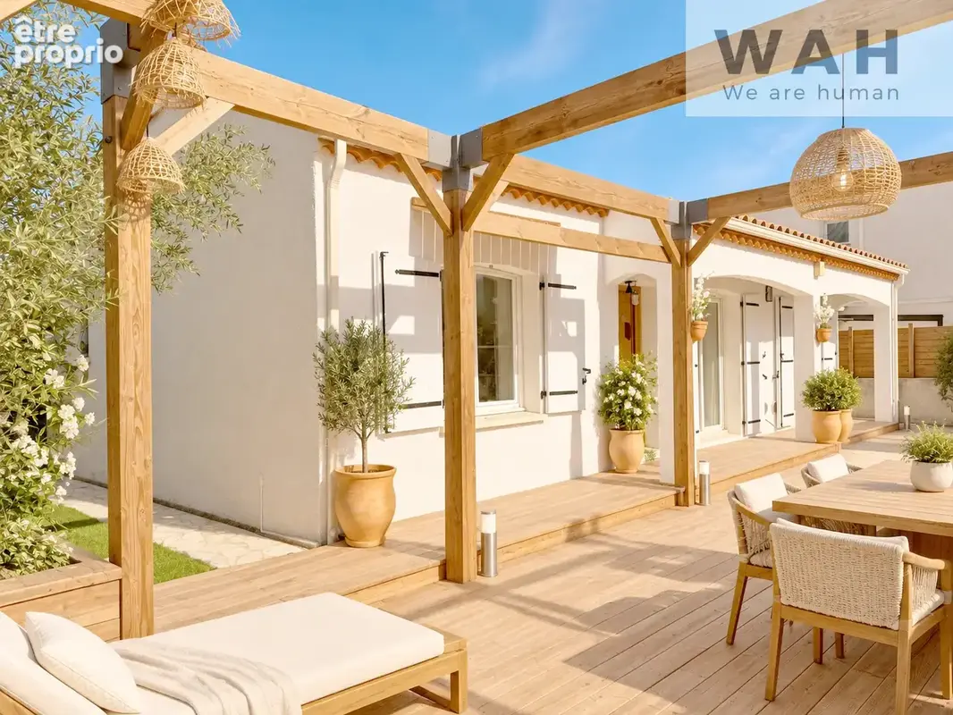 Maison plain pied t4 - jardin + garage - jacou - photo 2
