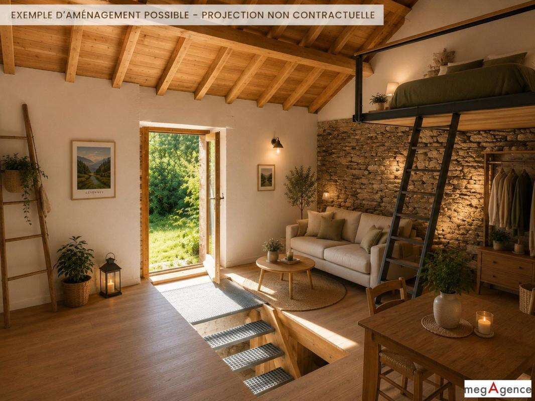 Mas cévenol + 2 clèdes restaurées sur 1,87 ha – potentiel gîtes - photo 10