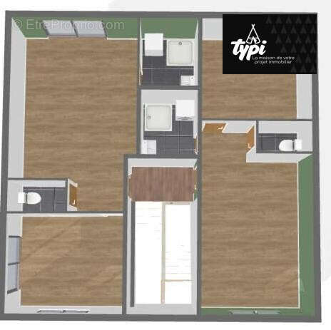 Appartement 35 m² à Hennebont  - photo 6