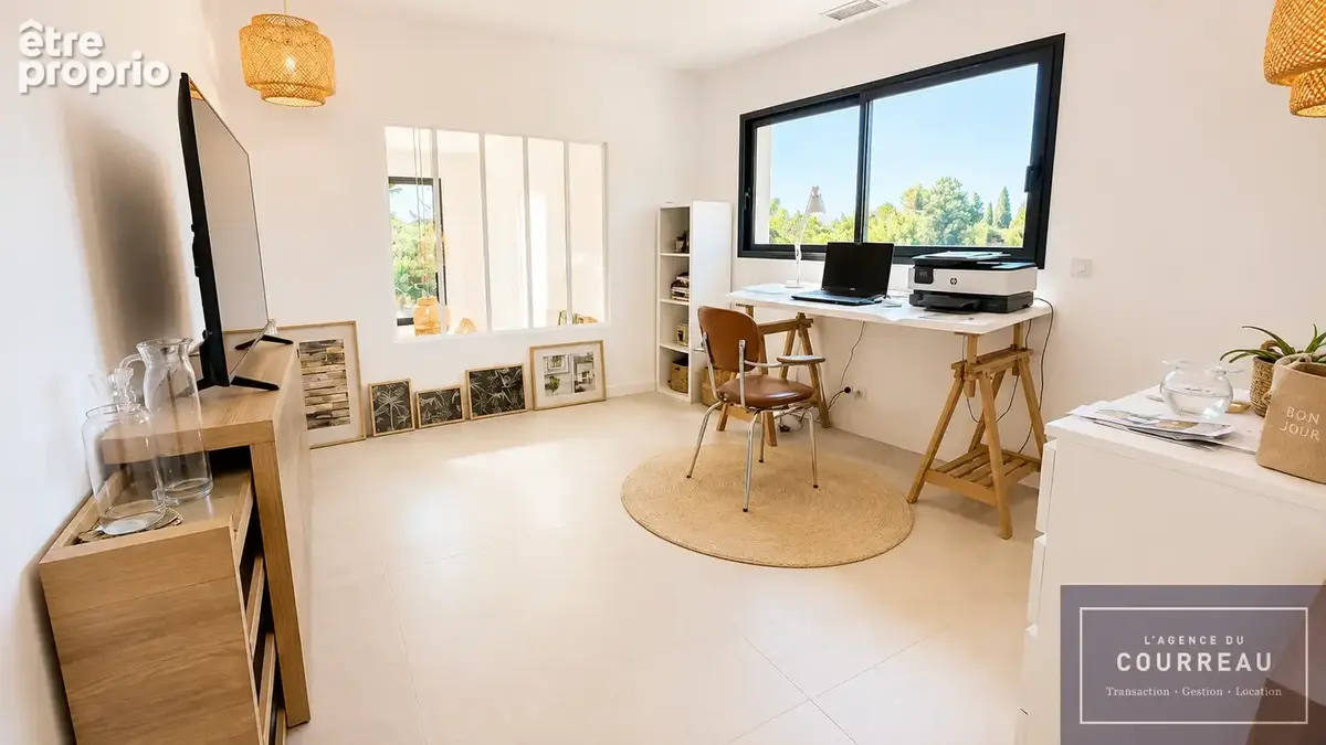 Maison contemporaine 120 m2 avec piscine et séjour cathédrale - photo 17